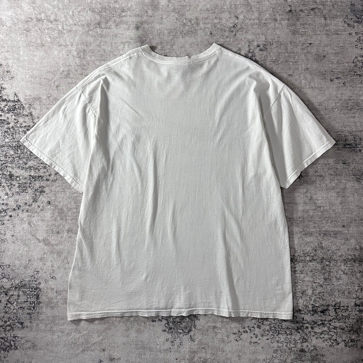 NIKE White Swoosh T-Shirt XL Made in USA