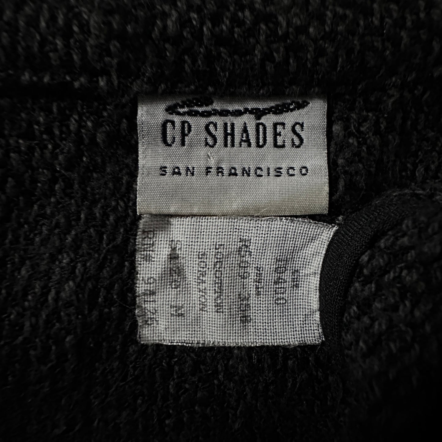 CP Shades Black Cotton Rayon Knit Short Cardigan Size M