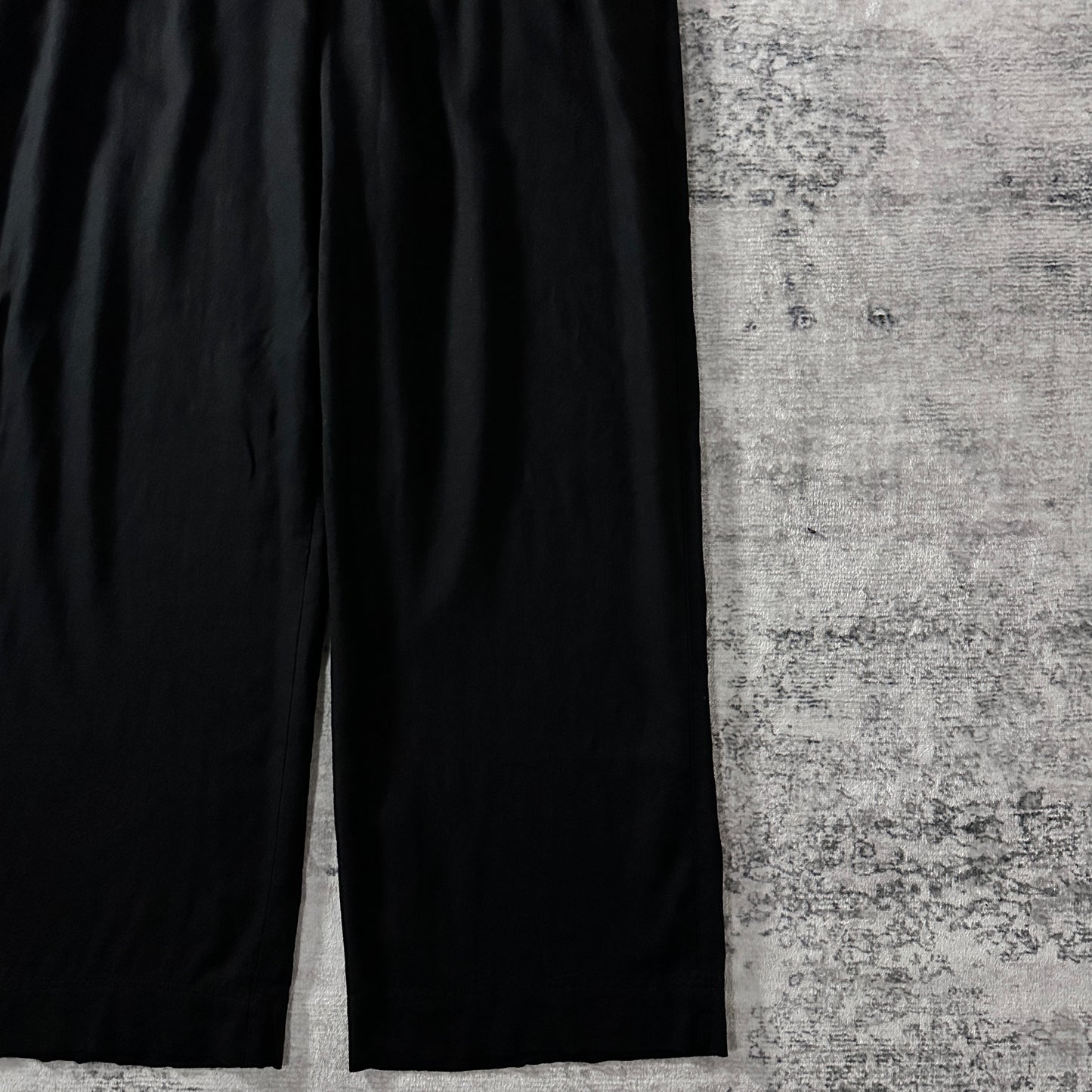 Old Navy Black Linen Blend Wide Leg Easy Pants Size XL