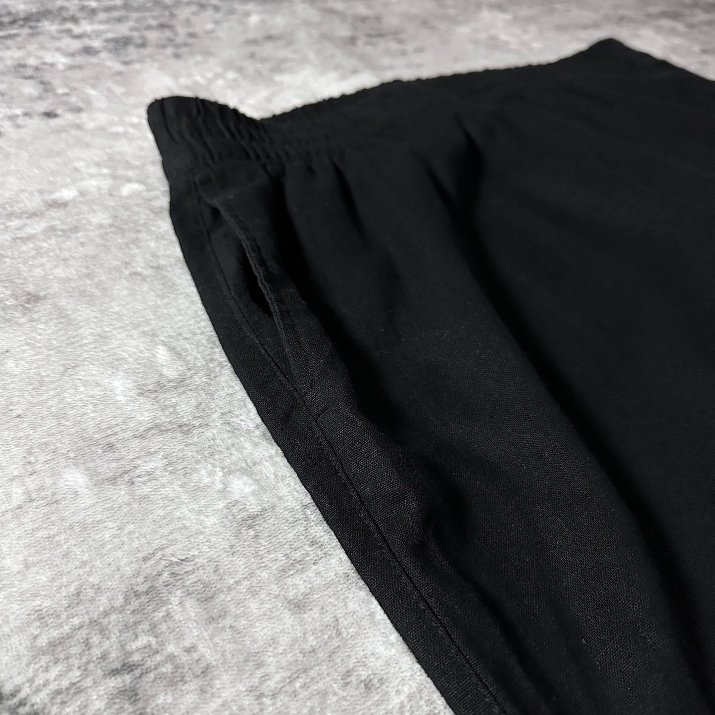 Old Navy Black Linen Blend Wide Leg Easy Pants Size XL