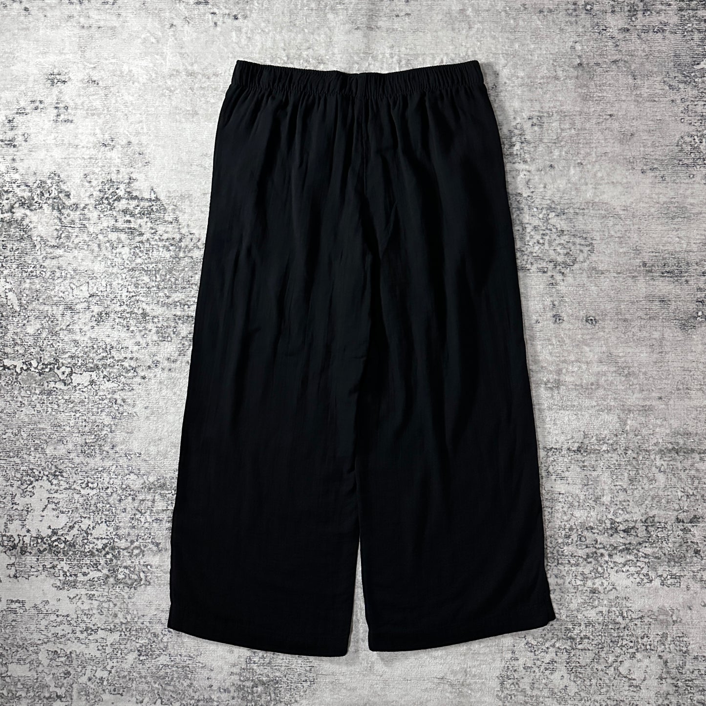 Old Navy Black Cotton Wide Leg Easy Pants Size XL