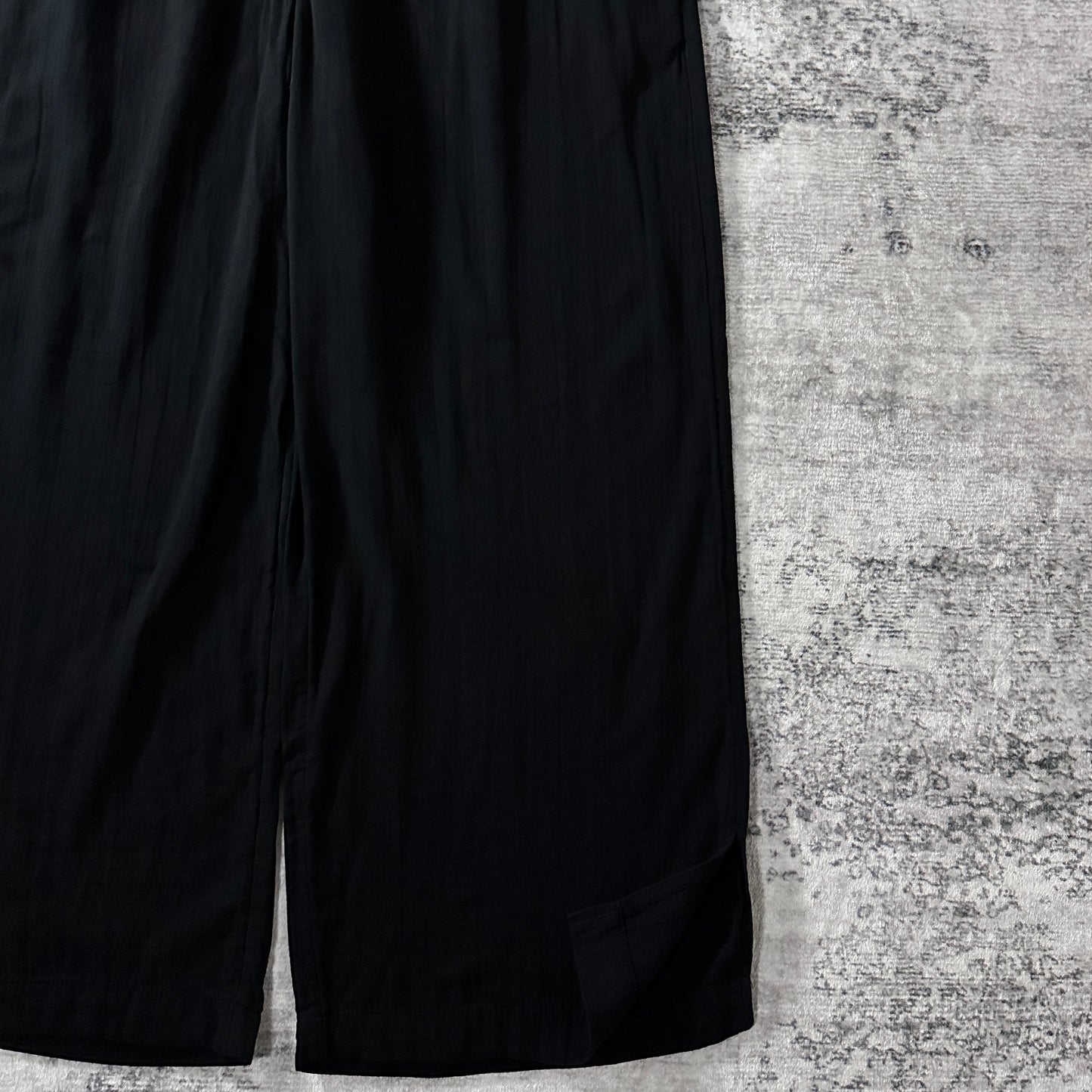 Old Navy Black Cotton Wide Leg Easy Pants Size XL