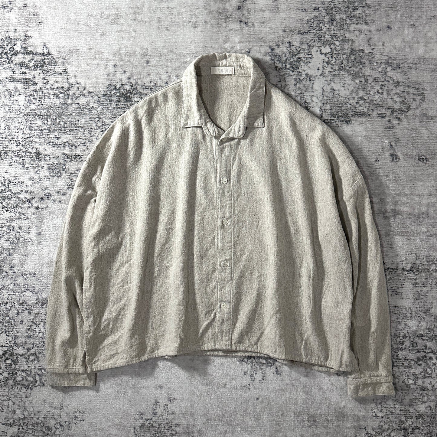 CP Shades Oatmeal Cotton Oversized Shirt Size L
