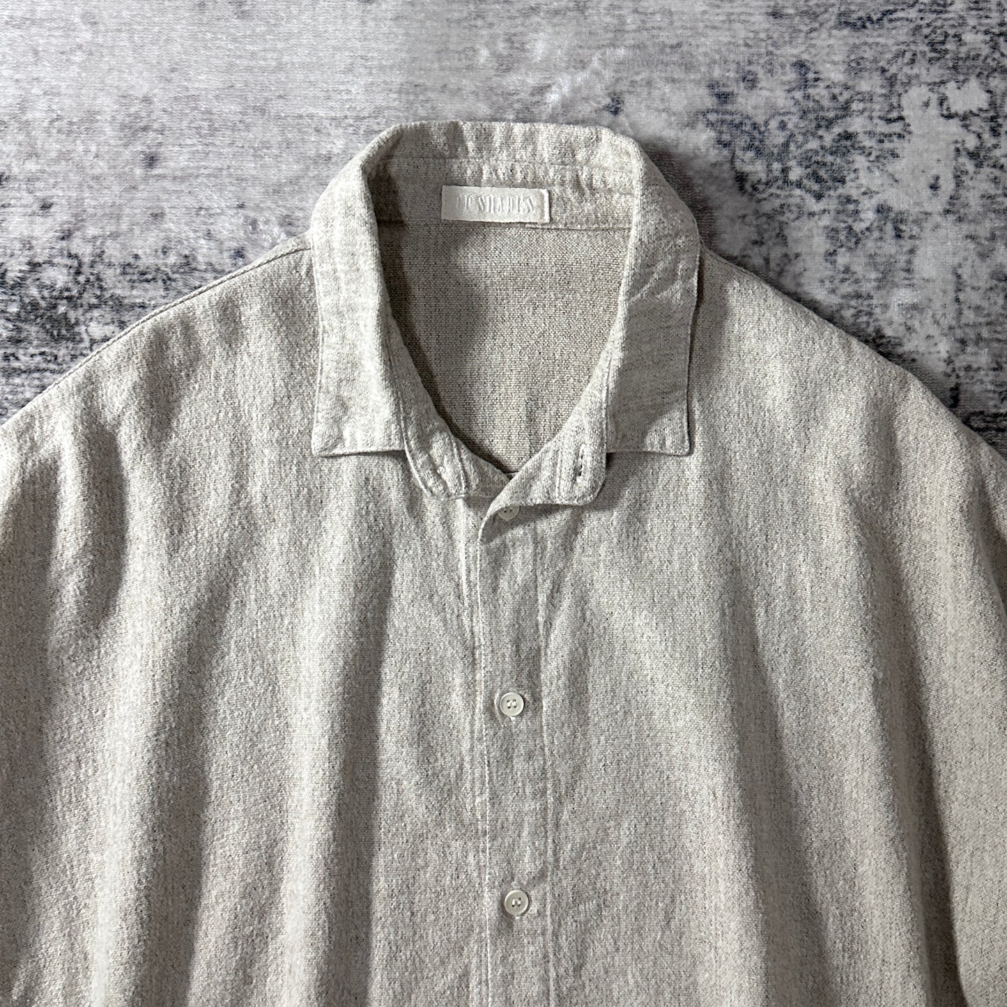 CP Shades Oatmeal Cotton Oversized Shirt Size L