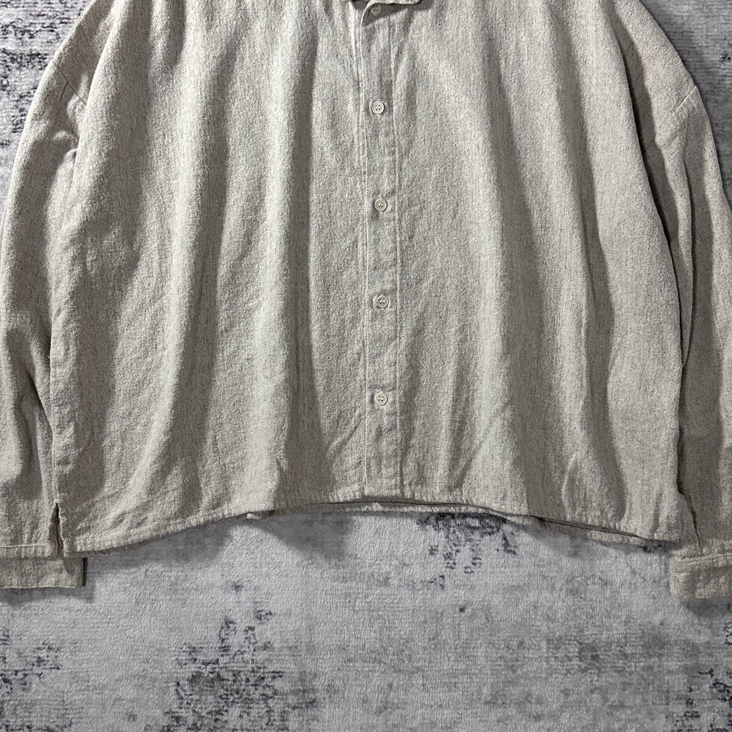 CP Shades Oatmeal Cotton Oversized Shirt Size L