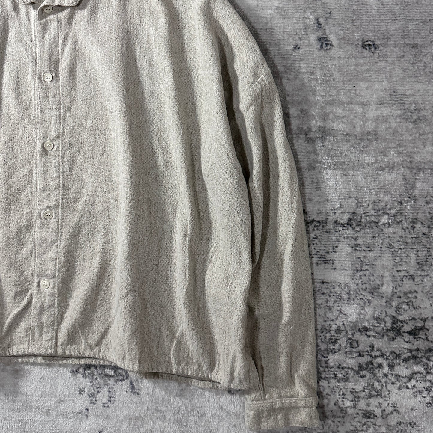 CP Shades Oatmeal Cotton Oversized Shirt Size L
