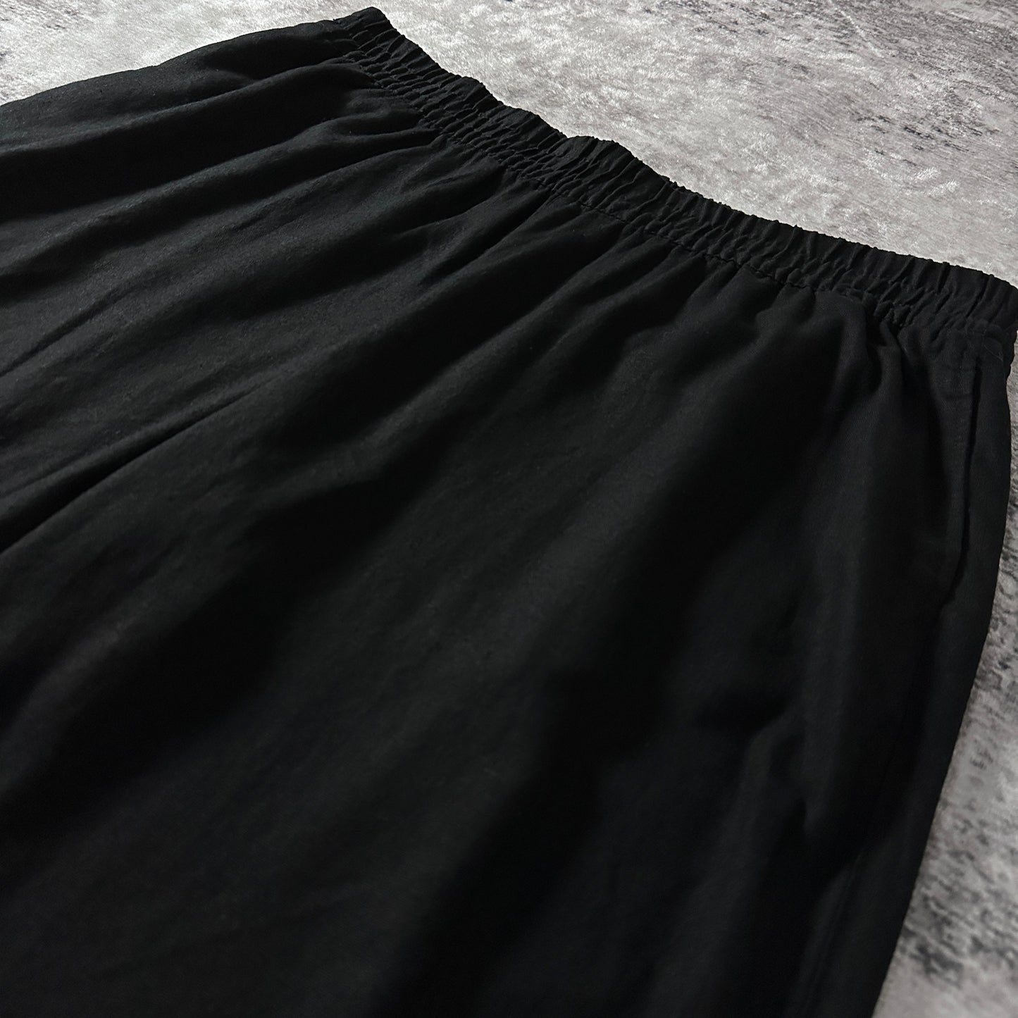 Old Navy Black Linen Blend Wide Leg Easy Pants Size XL