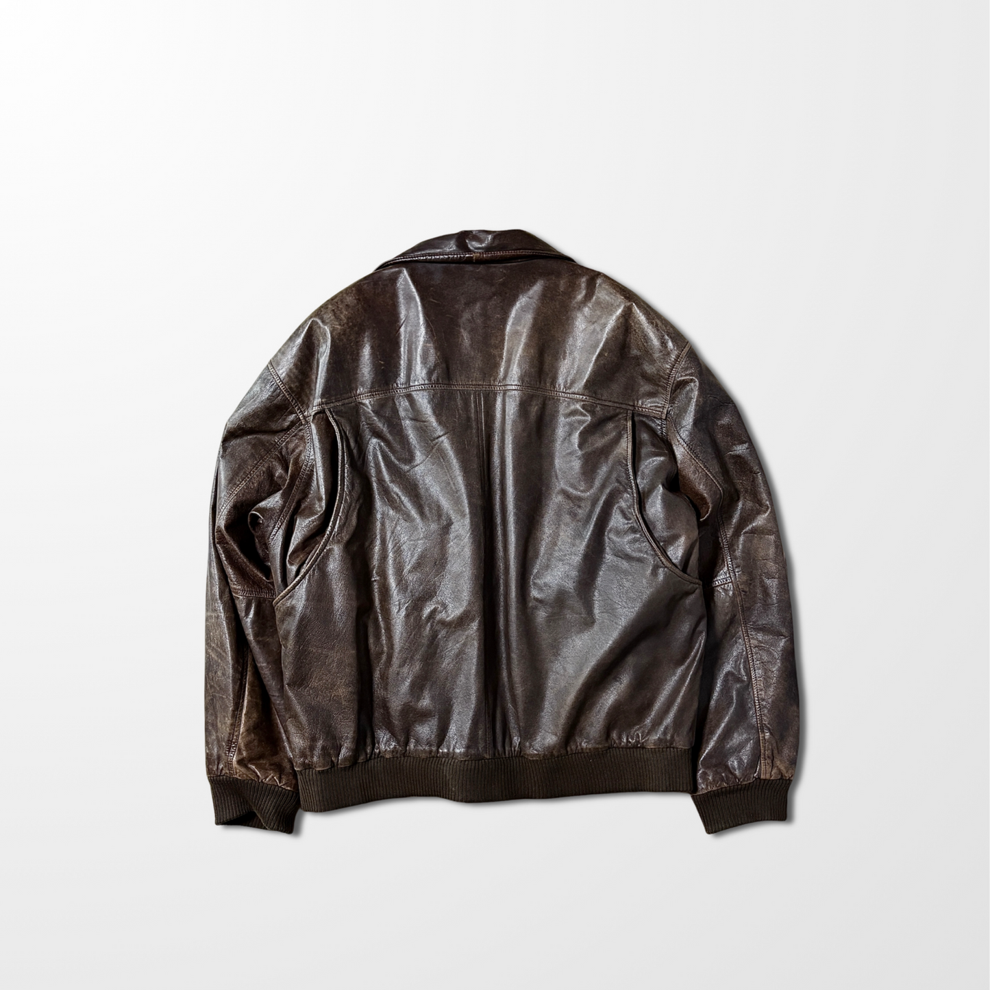 Flight Jacket – Brown L Wilson Leather Thinsulate