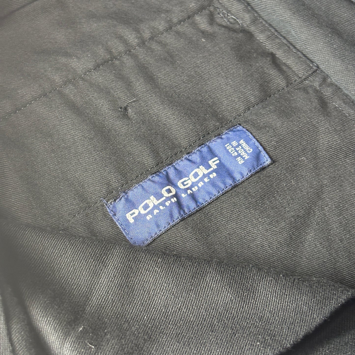 Silk Blend Elegance – Ralph Lauren Black Slacks W38 L32