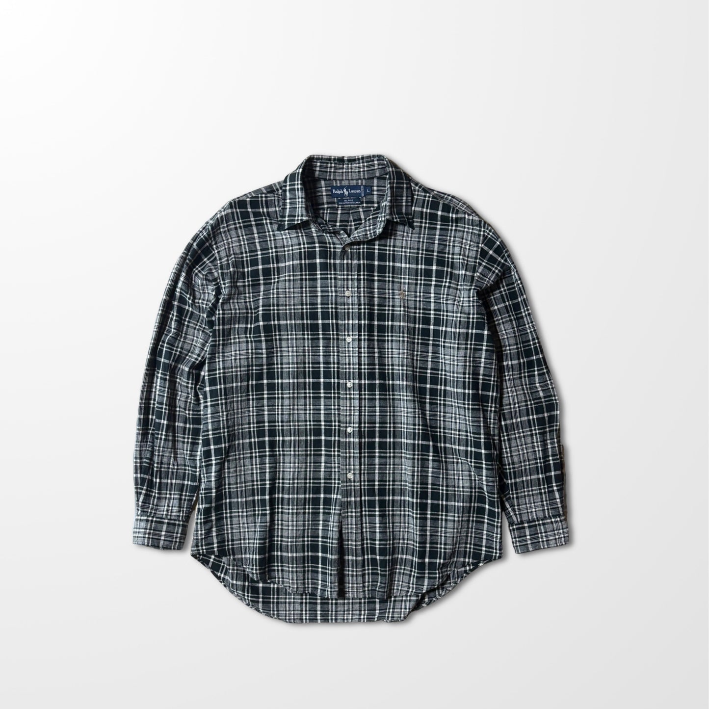 Ralph Lauren Cotton Linen Check Shirt – L