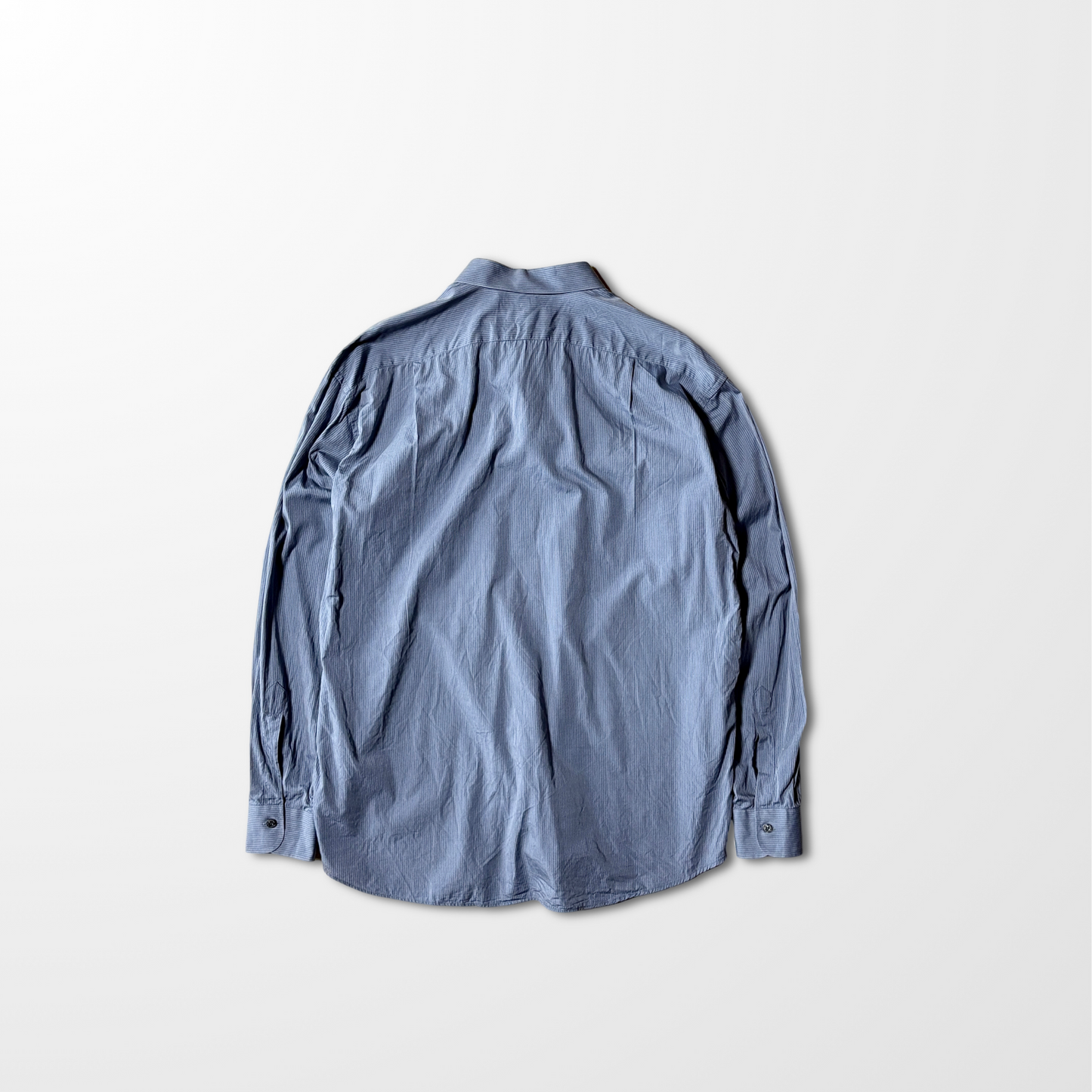 Yves Saint Laurent pour homme Blue Stripe Shirt – Size 45