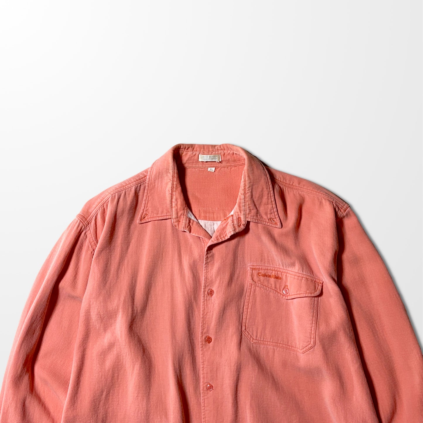 Soft Orange Calvin Klein Shirt – XL