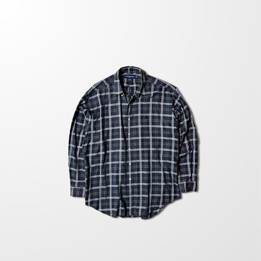 Ralph Lauren Golf Cotton Black Check Shirt – L
