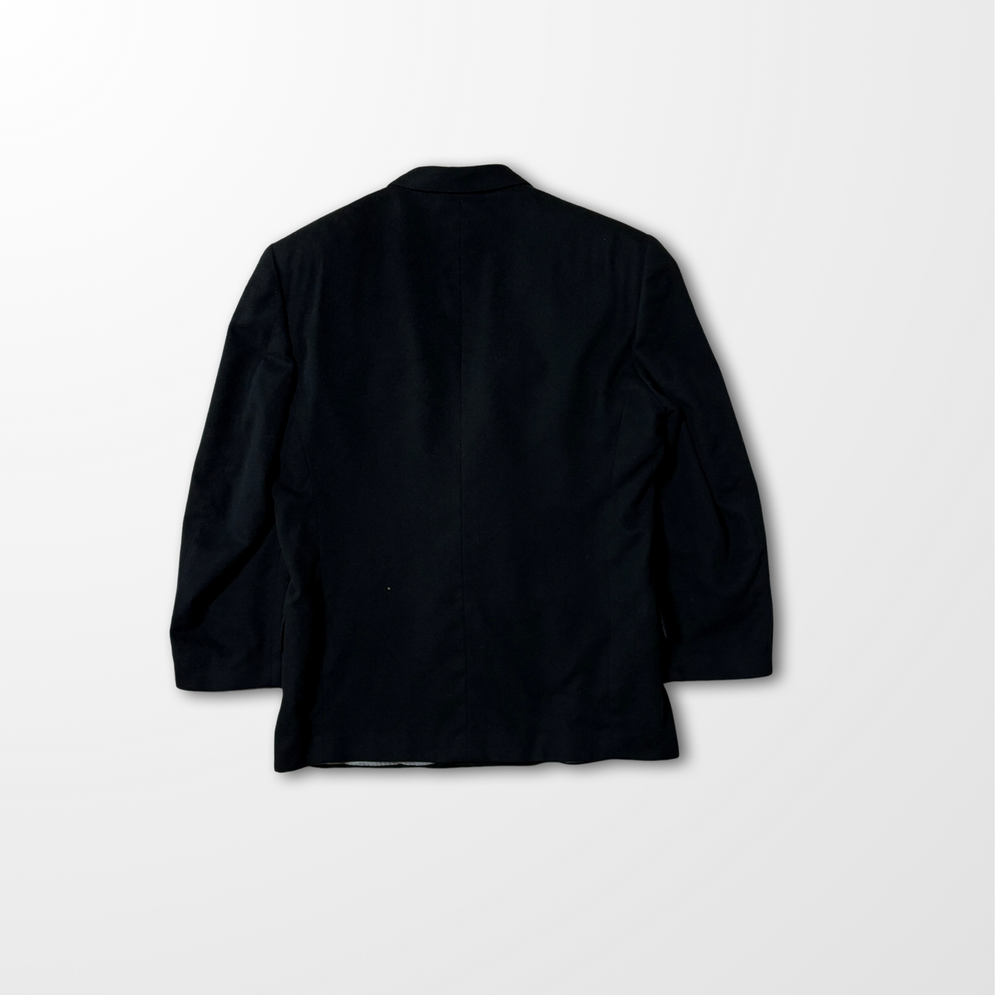 Pure Cashmere Double Breasted Jacket – Black – L