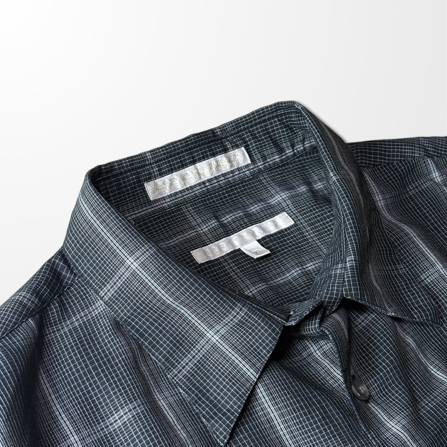 Grid Check Shirt - Perry Ellis