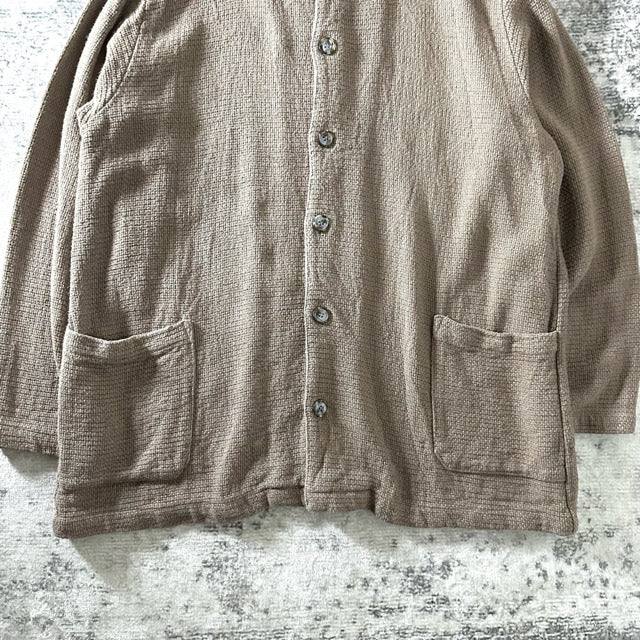 Cotton Rayon Linen Shirt Jacket Beige – L - CP SHADES