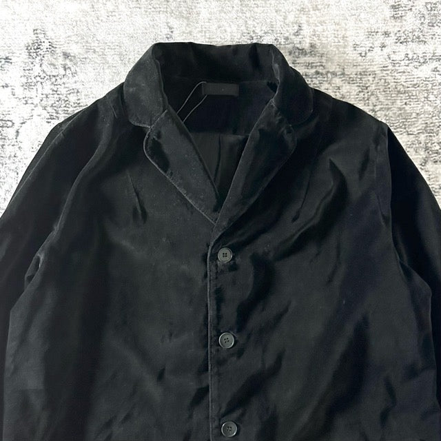 CP SHADES Velvet Jacket Black Relaxed Fit – M