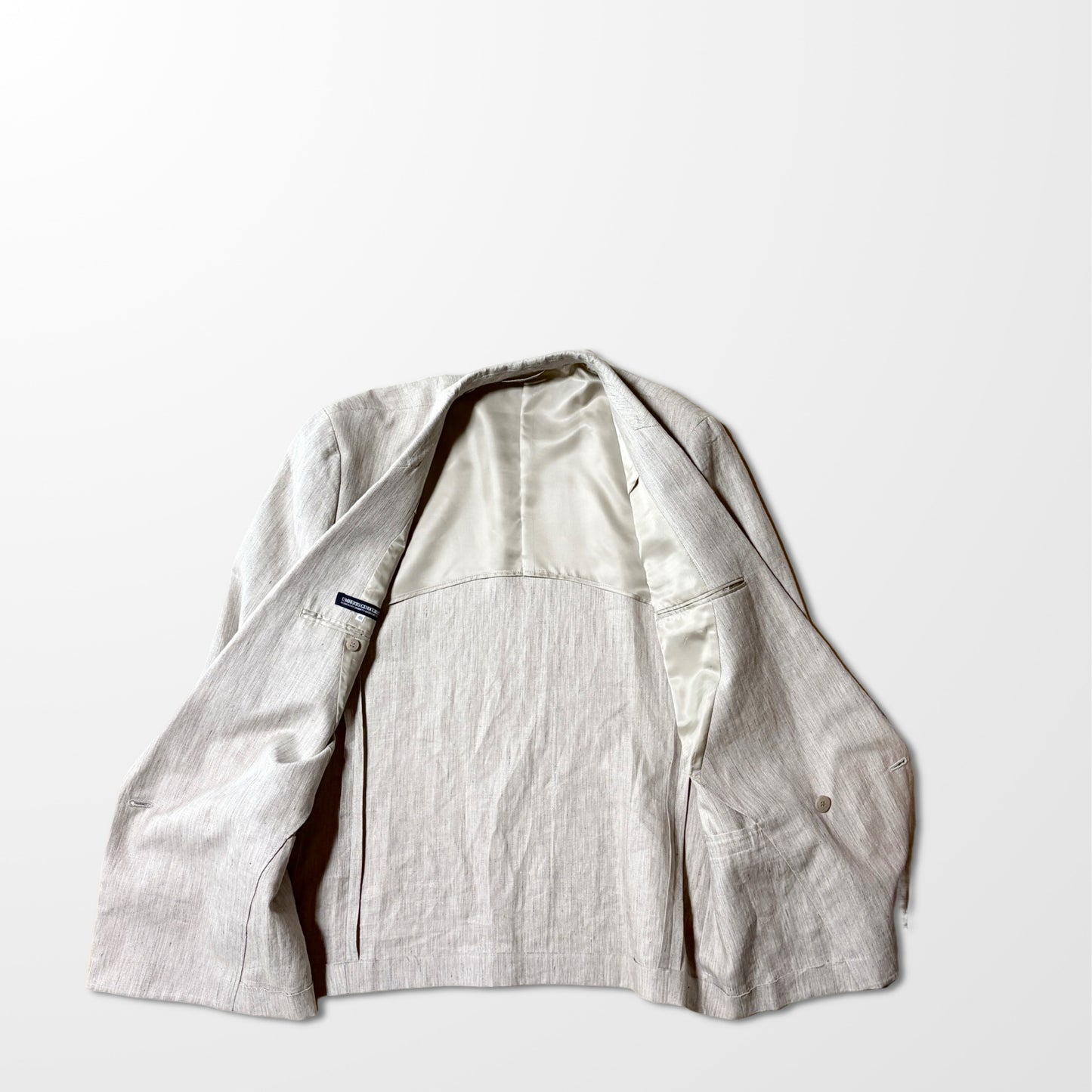 Linen Double-Breasted Jacket – 48（M～L） Beige