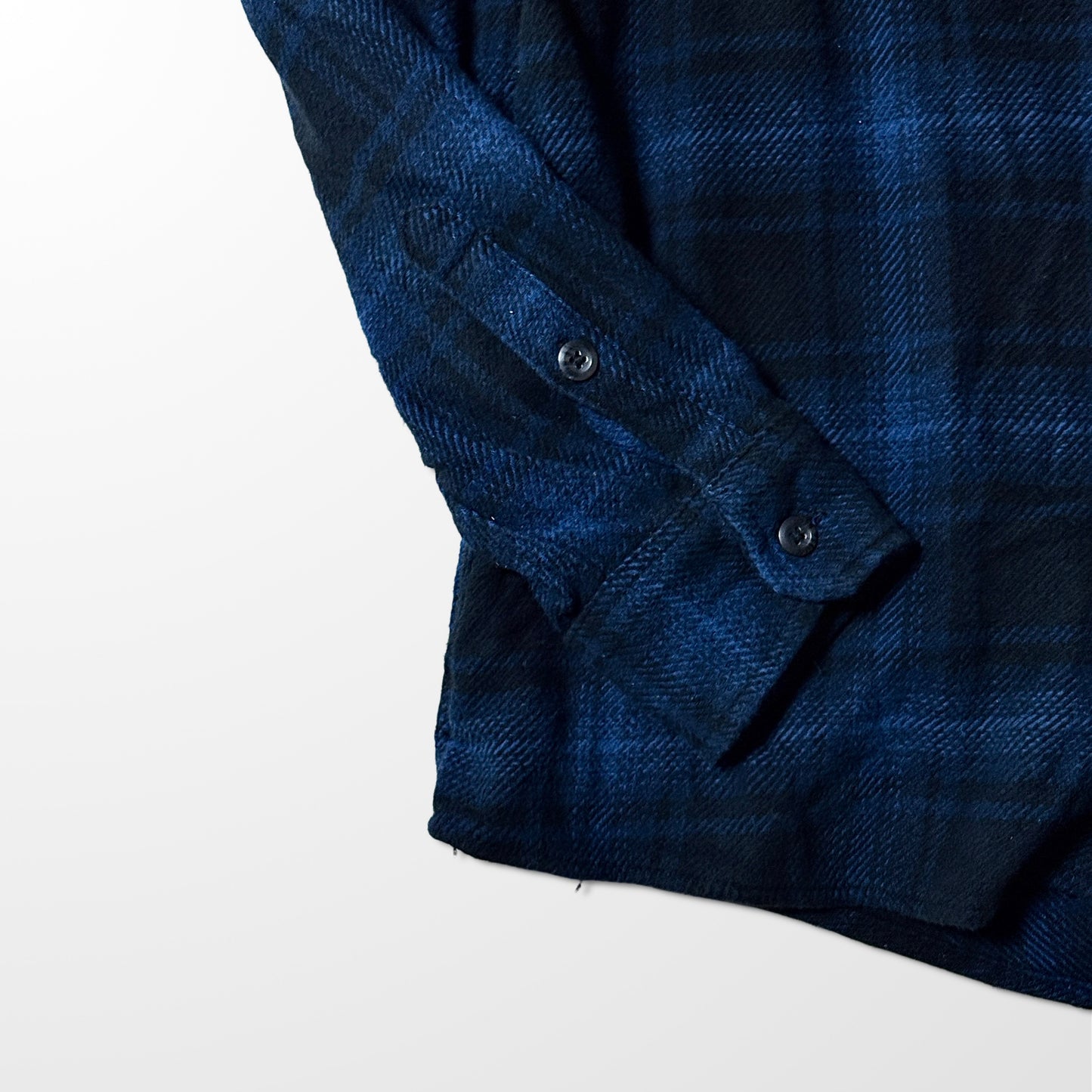 Blue Check Flannel Shirt – XL