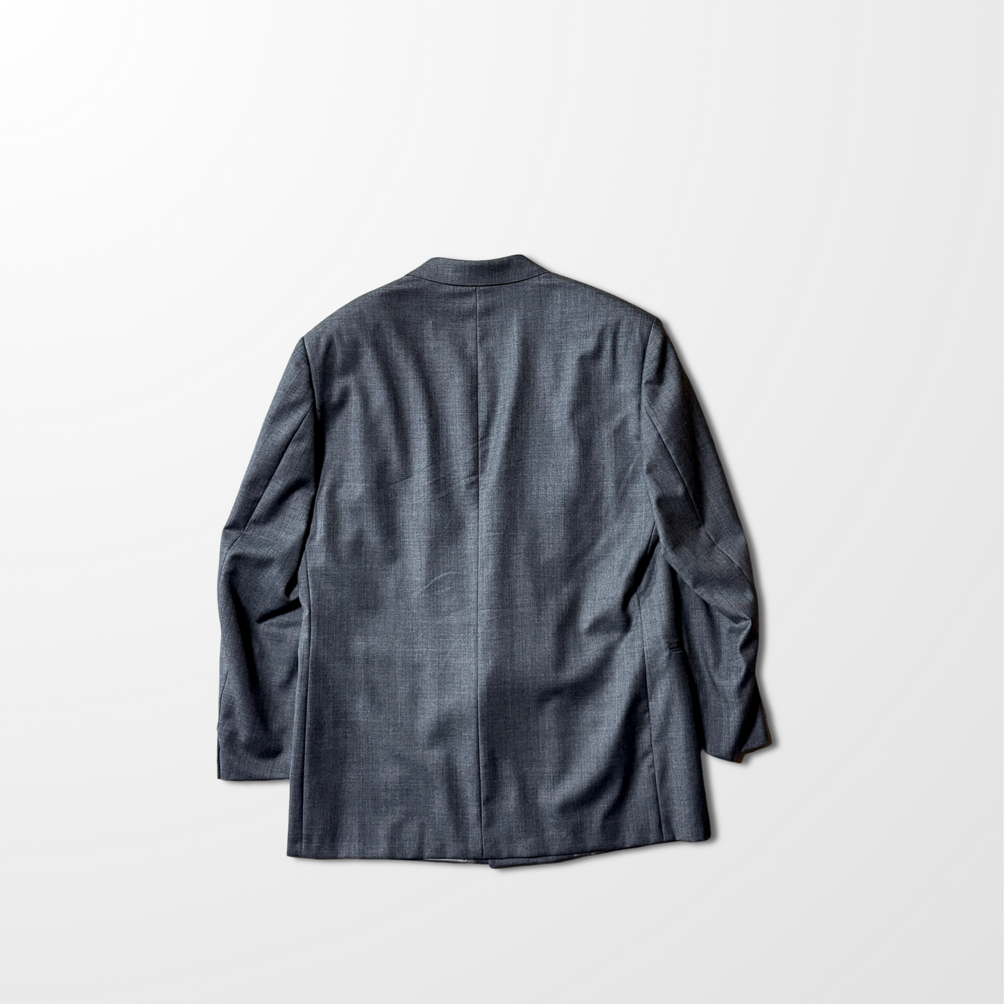 Made in Italy　-　Double-Breasted Jacket – Charcoal Gray 　‐　Wool