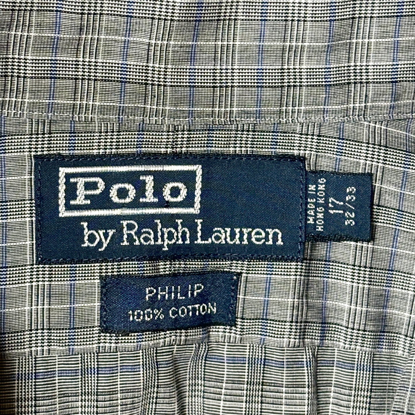 Polo Ralph Lauren Cotton Philip Check Shirt – 17 / 32-33