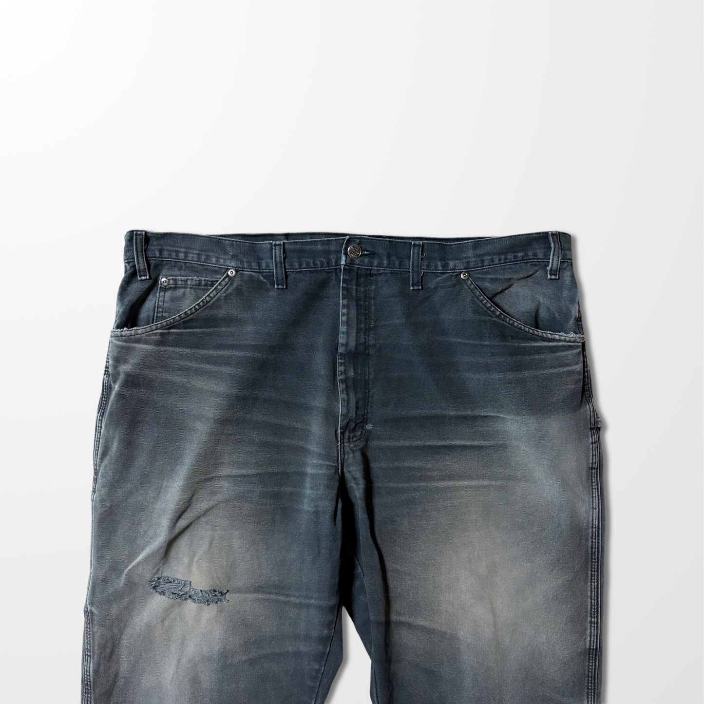 Dickies Black Faded Work Pants – Made in USA – Size W42