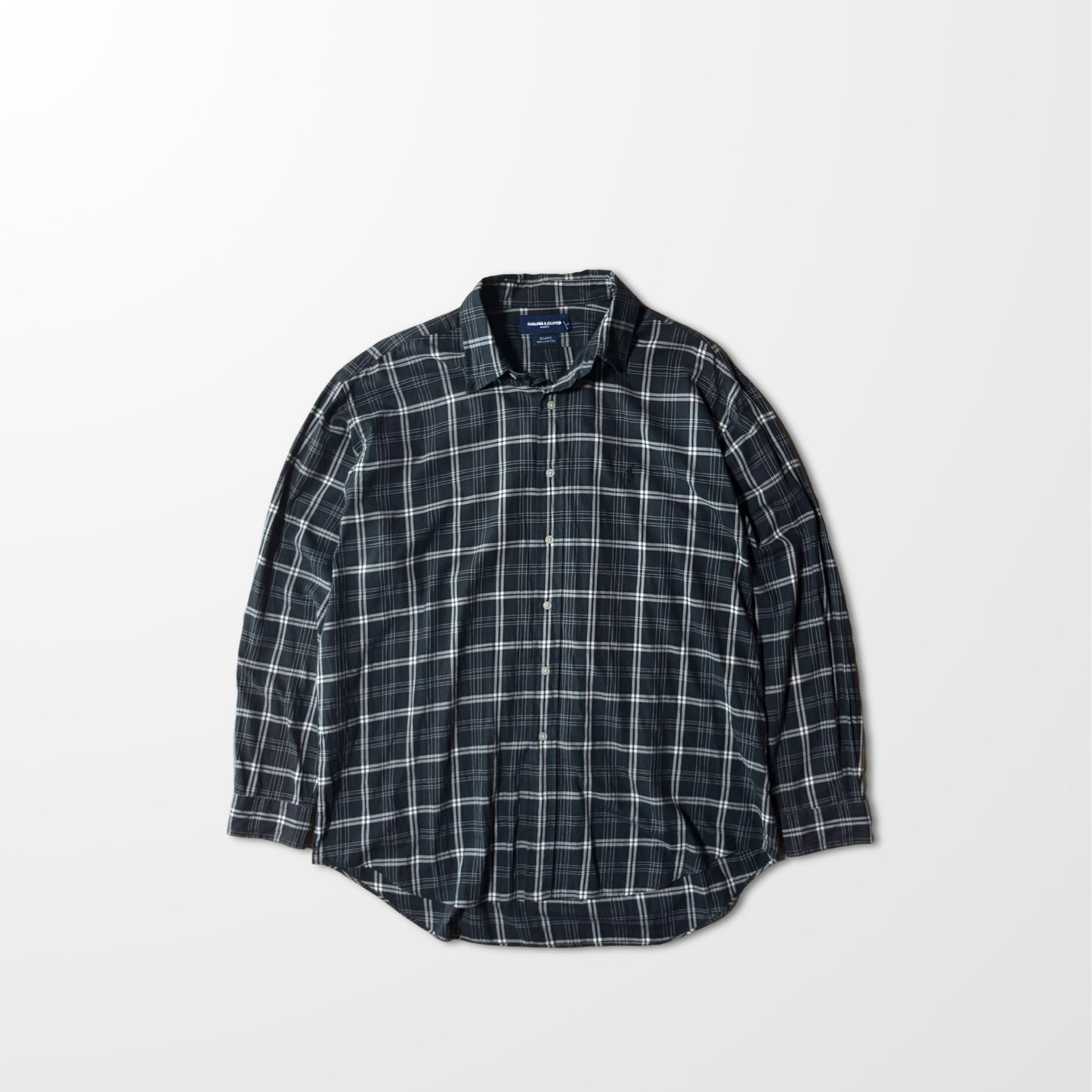 Ralph Lauren Golf Cotton Black Check Shirt – XL