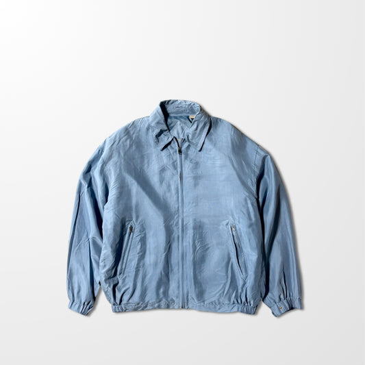Silk  Jacket – Light Blue – L
