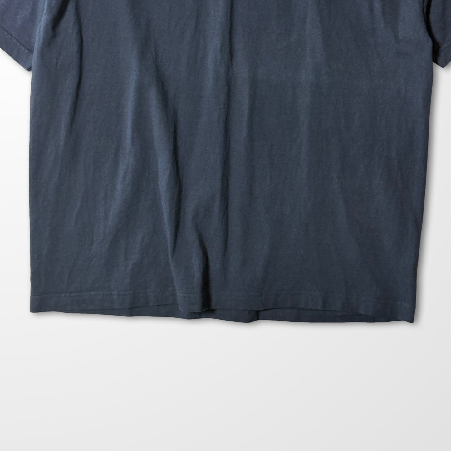 Jazz Line Art Graphic Tee – Minimal Black T-shirt, Size L, 90s Inspired