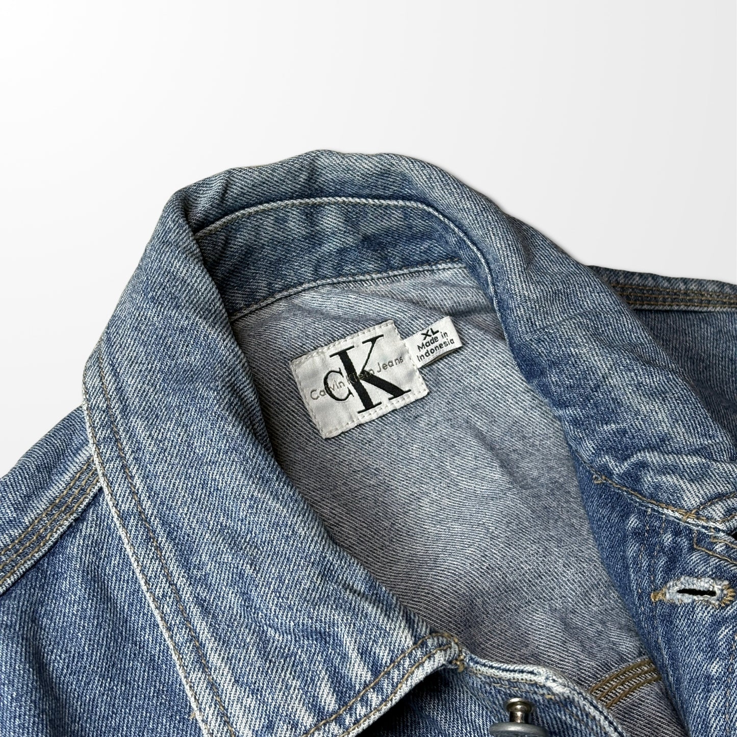 Calvin Klein Jeans Vintage Denim Field Jacket – L Size