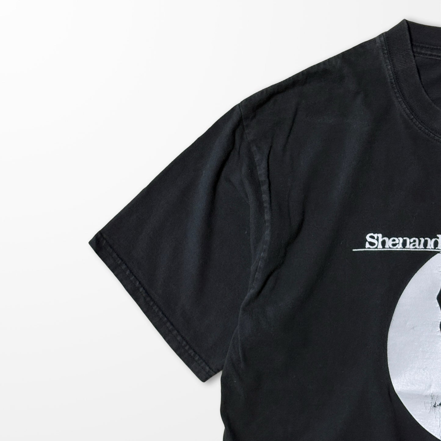 Shakespeare Fade Moon Art Tee – Minimal Graphic Black