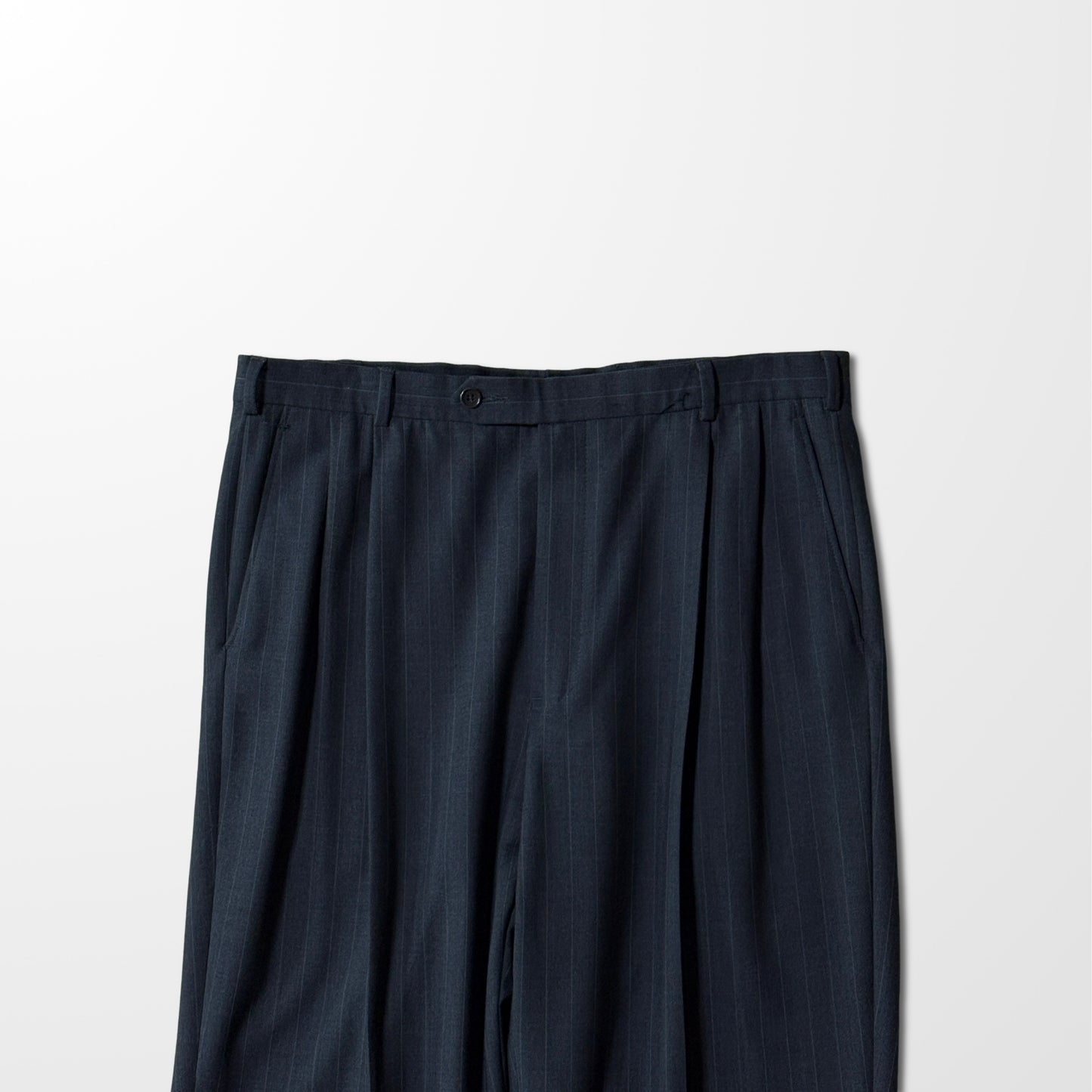 Brooks Brothers Pinstripe Trousers – Charcoal Gray, W36 L31