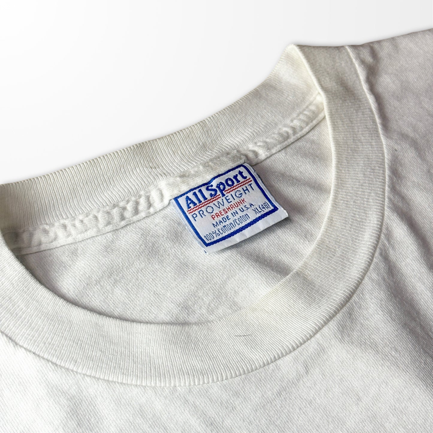 Medusa Art Print T-shirt / Jellyfish Fade White Tee XL made in USA