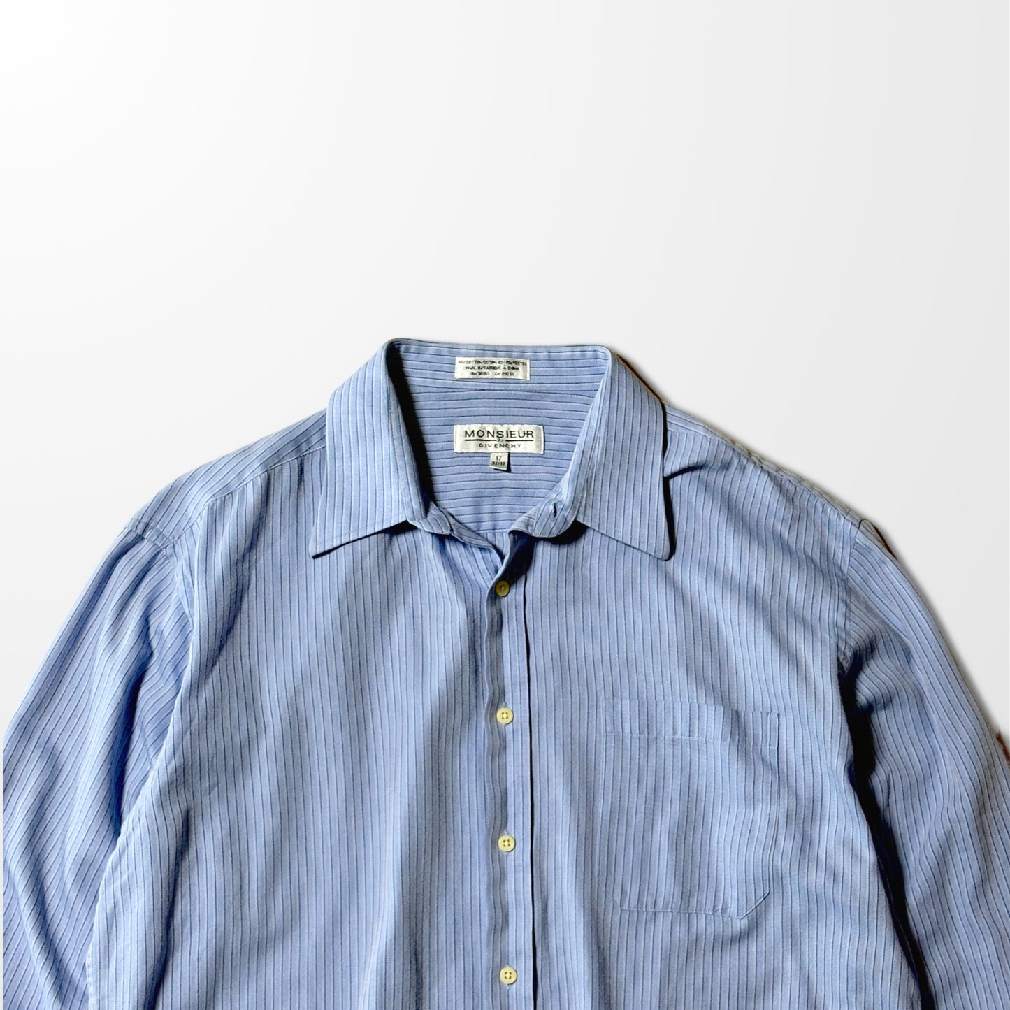 Givenchy Light Blue Stripe Shirt