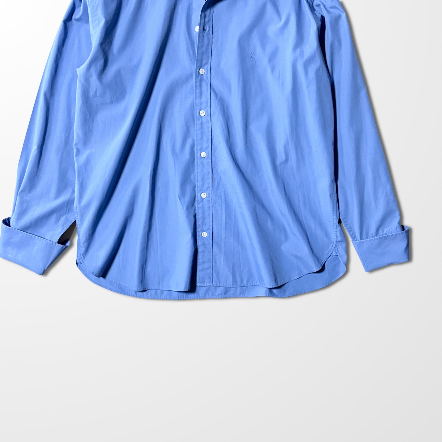 Yves Saint Laurent Blue Cotton Poly Shirt – 17