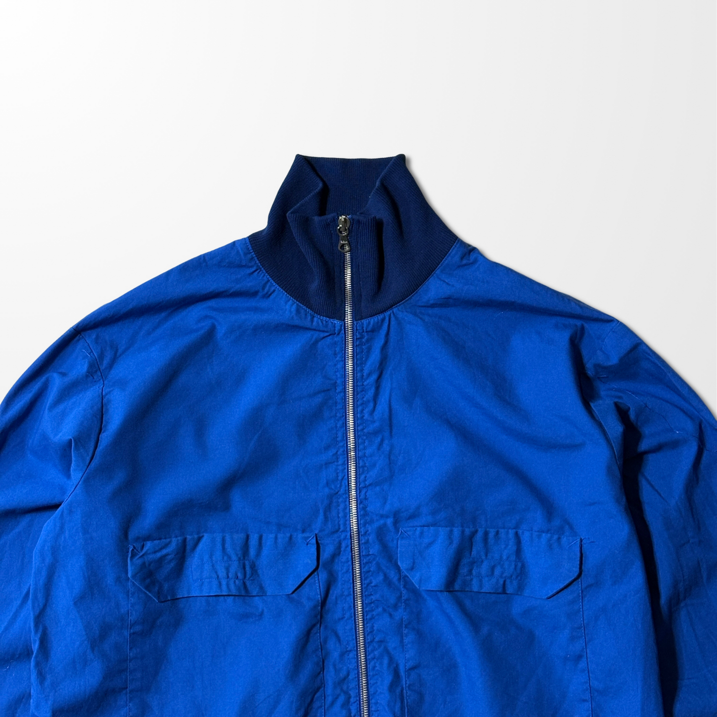 Swedish Army Zip Jacket – Size 5 / Minimalist Utility Design