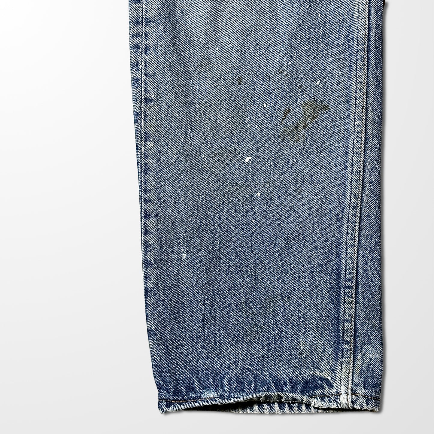 Levi’s 501 Vintage Distressed Jeans – Paint Stains & Heavy Fade – Made In USA  W38