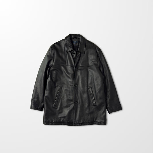 Brooks Sport Genuine Leather Car Coat – Black L