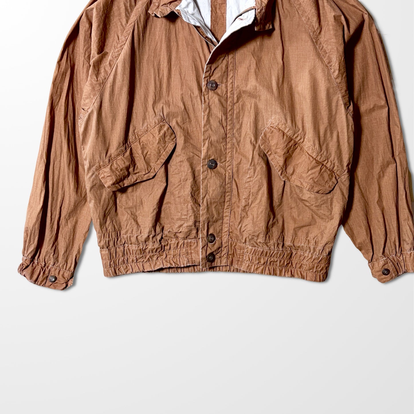 Brown 100% Cotton　Short Jacket Woolrich – M