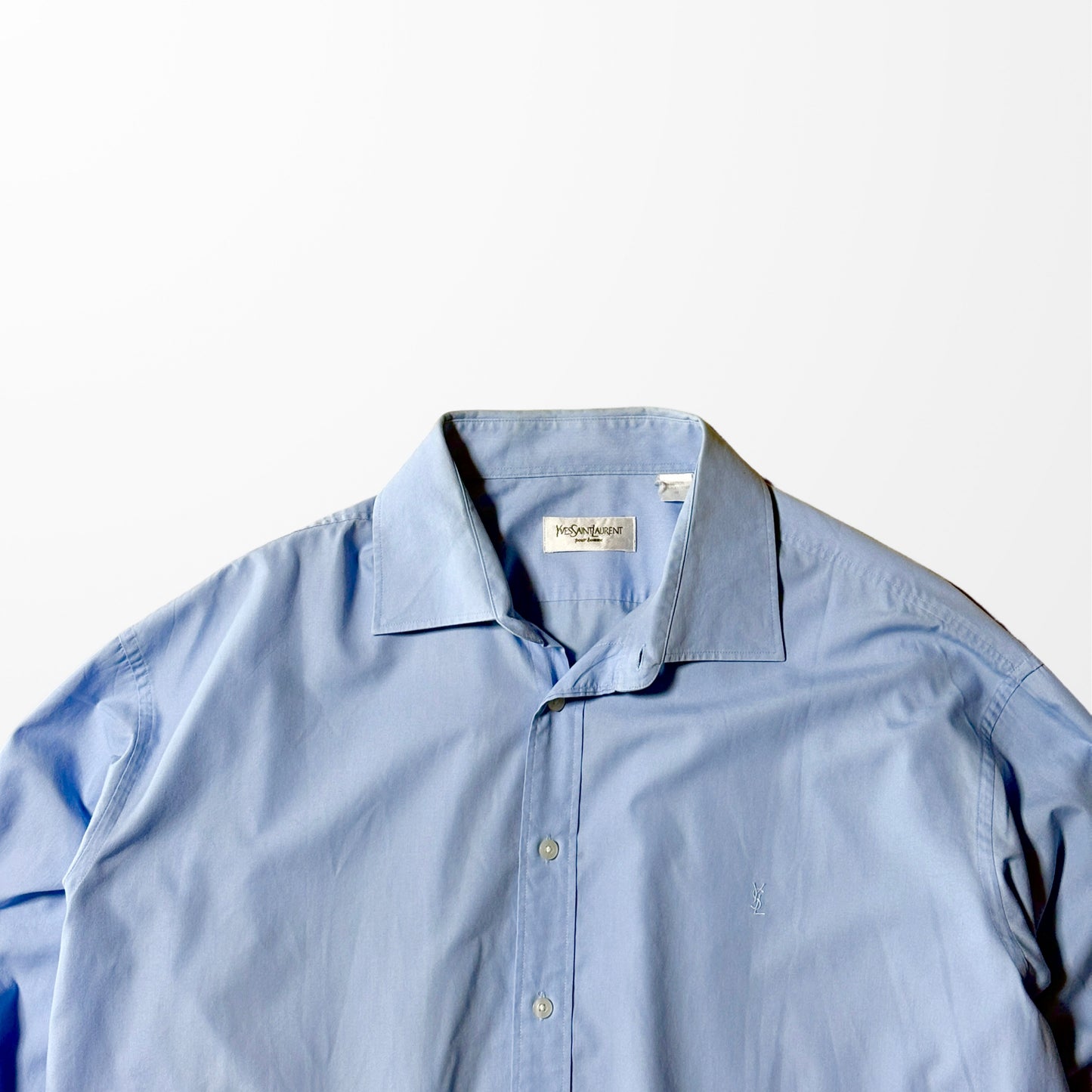 Yves Saint Laurent Light Blue Dress Shirt – Classic Minimalism
