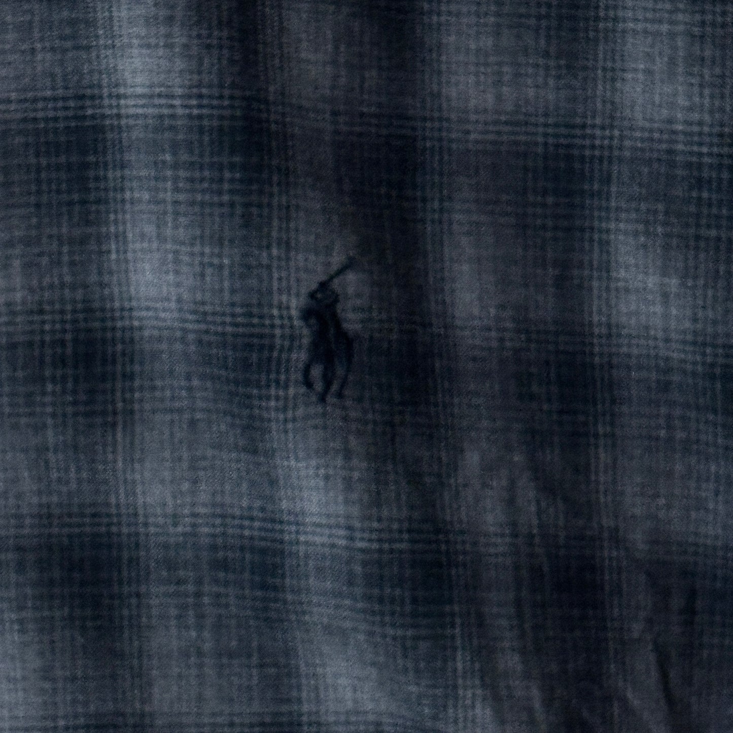 Ralph Lauren Silk Cotton Blend Black Check Shirt – XXL