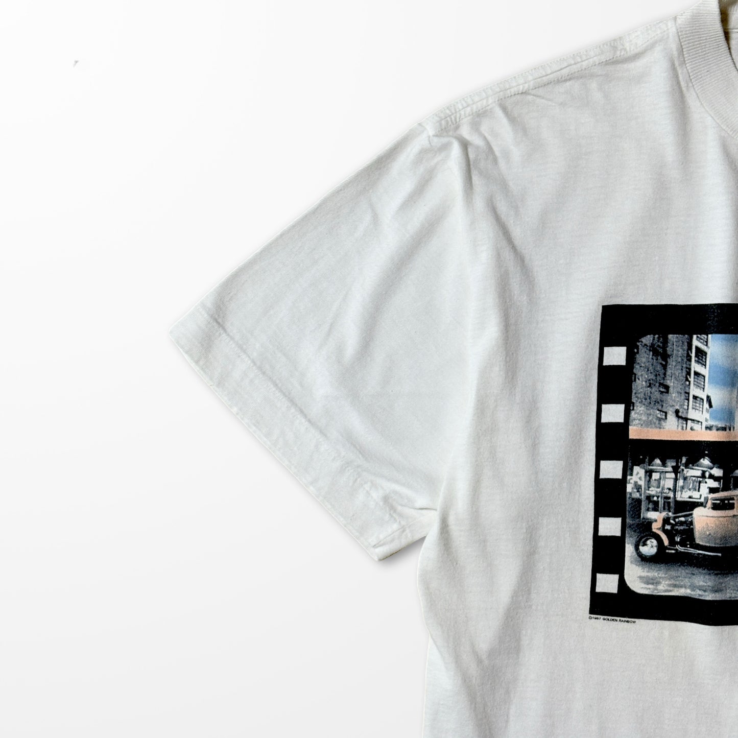 Retro Drive-In Photo Tee – American Diner Mood