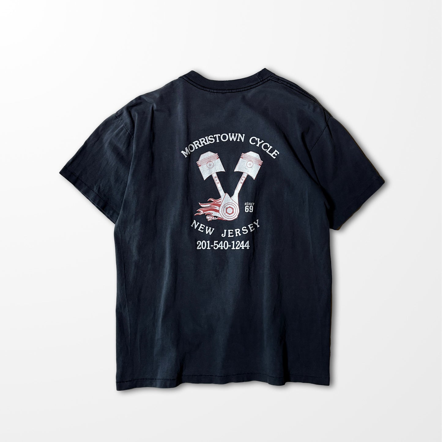 Motor Factory T-shirt / American motorcycle graphic /  single stitch