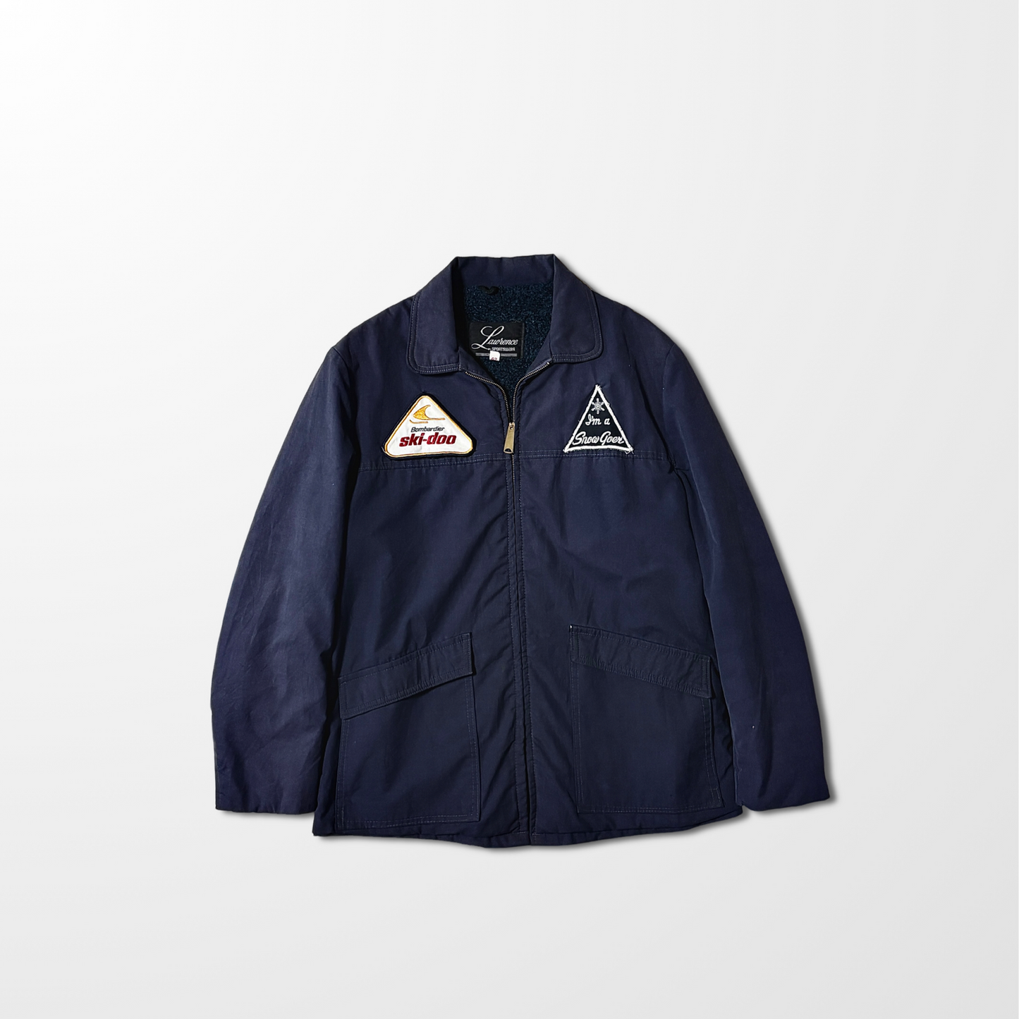 70ｓ Work Jacket – Navy – 42 (L)Lawrence Sportswear Padded