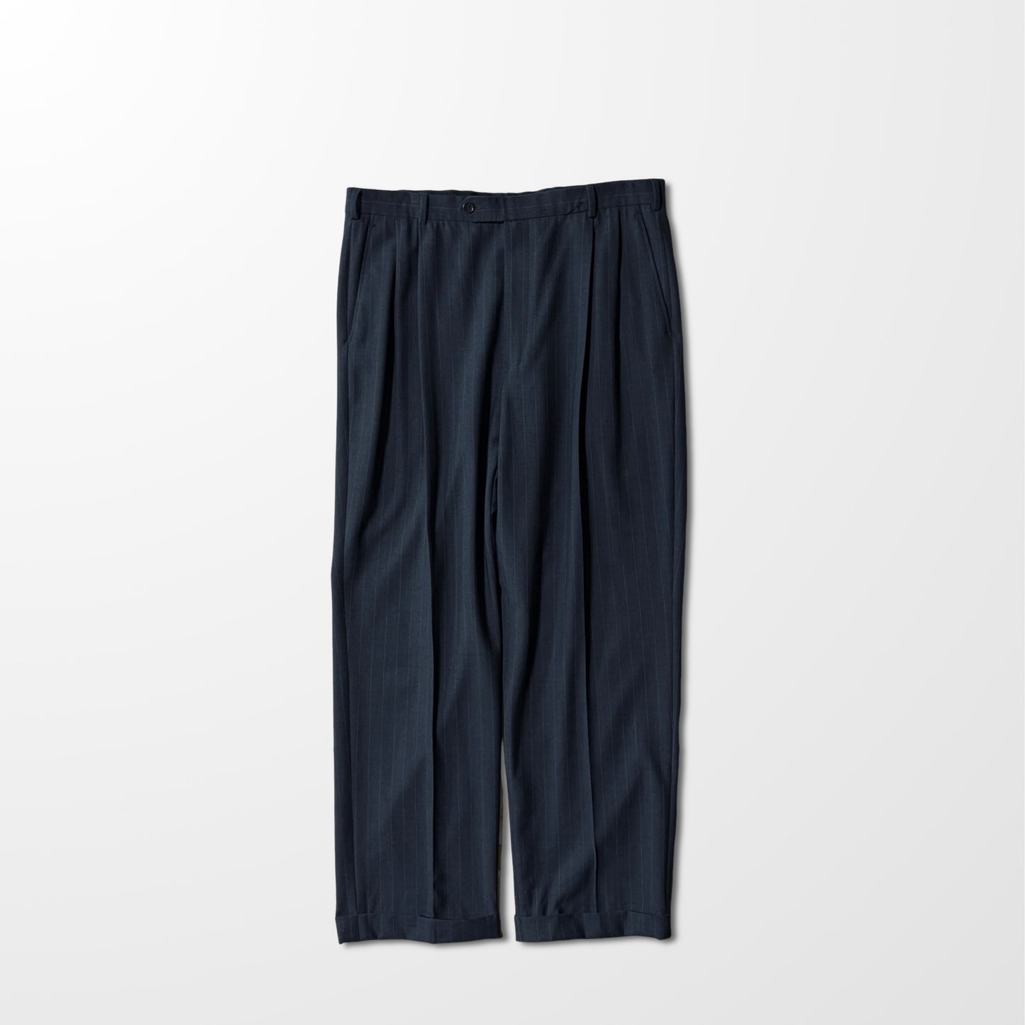 Brooks Brothers Pinstripe Trousers – Charcoal Gray, W36 L31