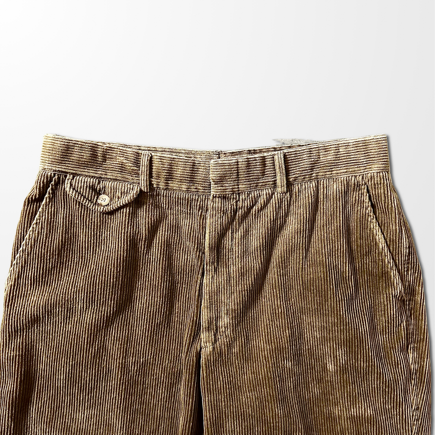 Ralph Lauren Corduroy Pleated Pants – Beige – W34