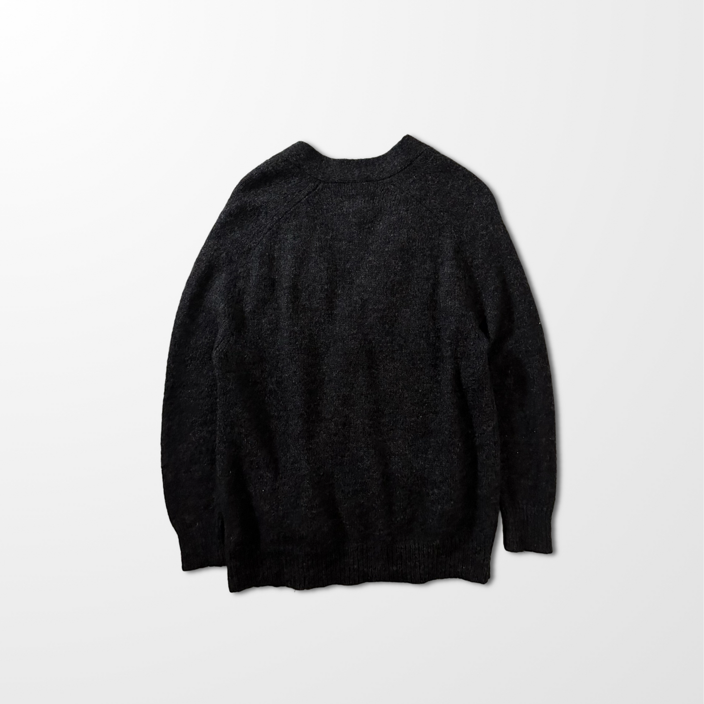 Mohair　Cardigan – Charcoal Black – L　Denim & Supply Ralph Lauren