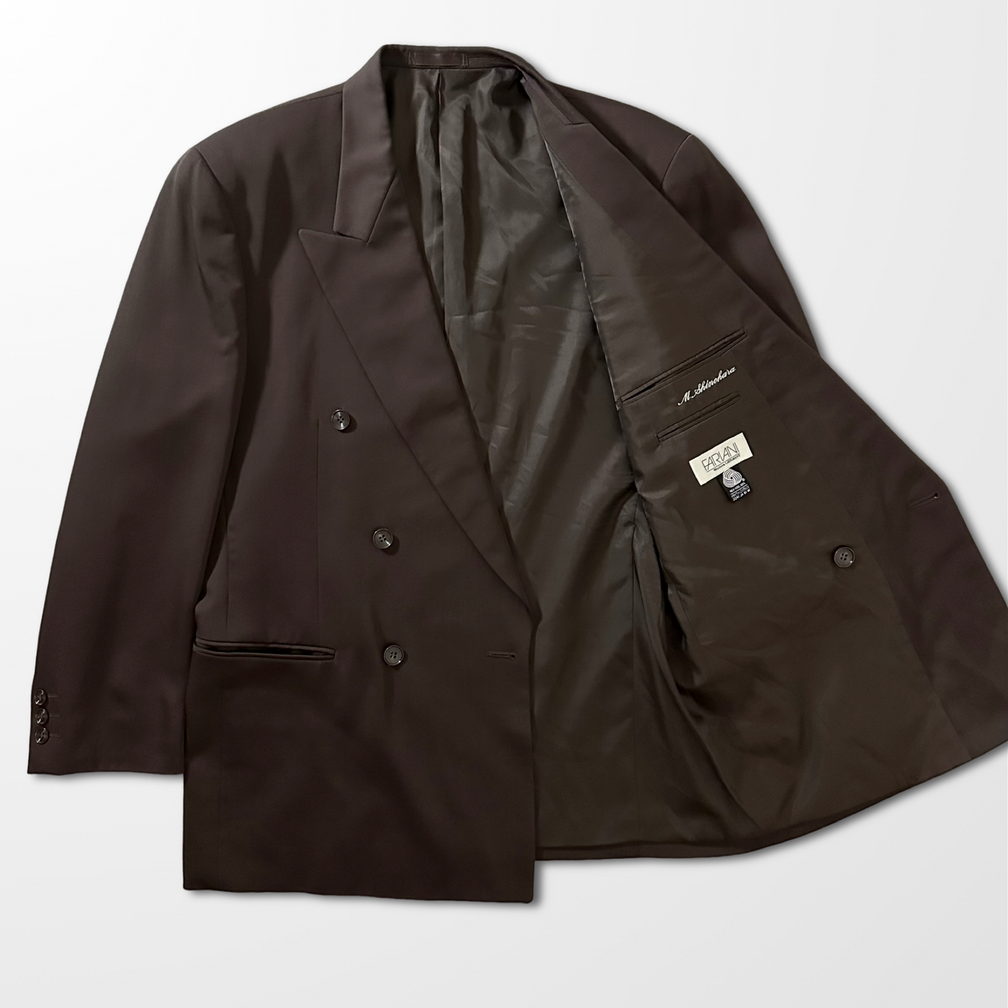 Double Breasted Jacket – Dark Brown – Size M