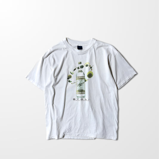 Stolichnaya Vodka Graphic Tee - Olive Print