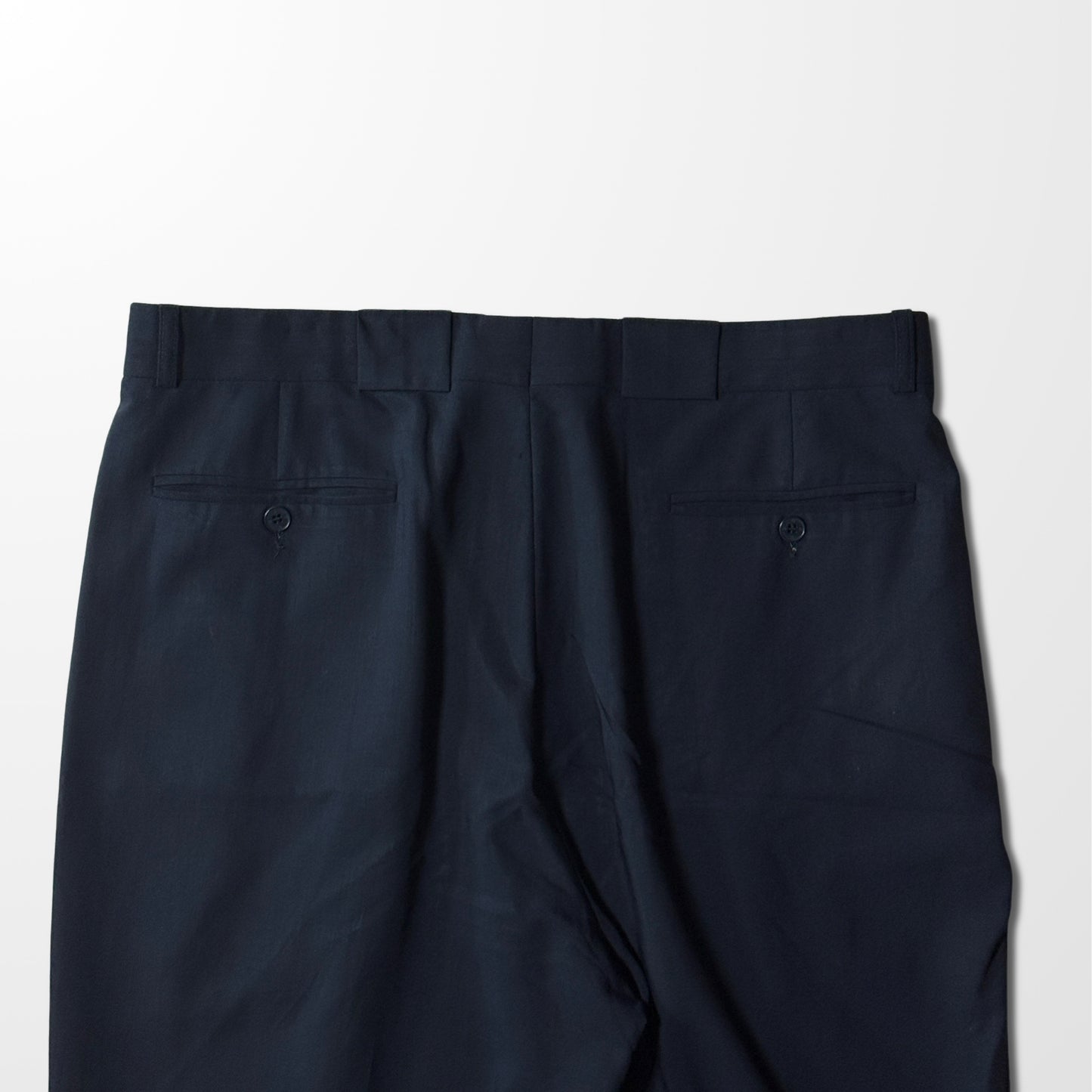 Zanella for Bernini Wool Pleated Dress Pants – Navy – Made in Italy